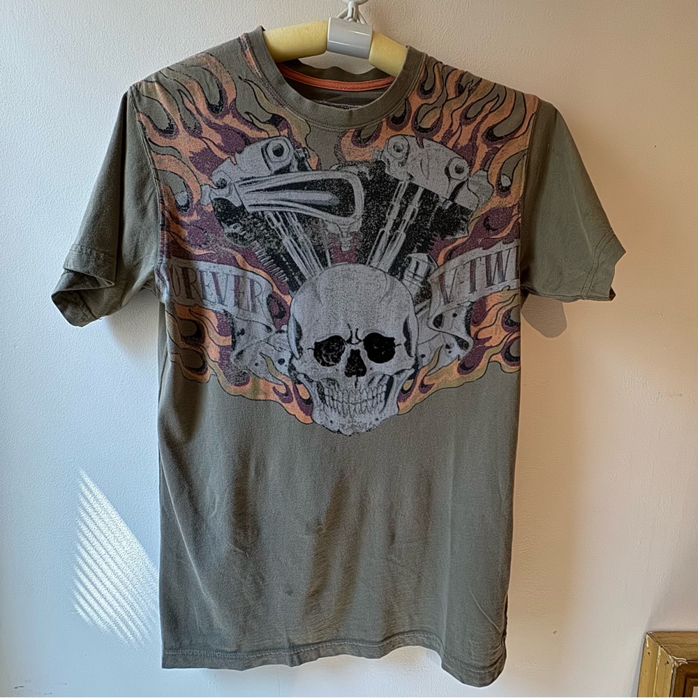 Vintage HD HARLEY DAVIDSON licensed HD Ink V-twin T shirt unisex S